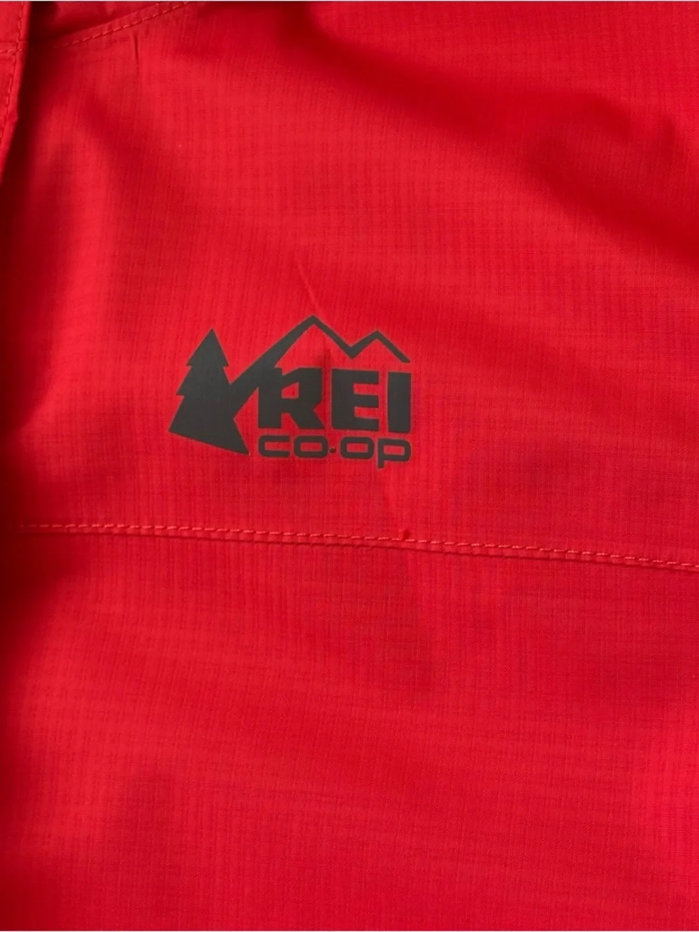 REI Co-op Rainier Peak 2.5L Rain Jacket Coral Red Hooded Waterproof Women’s 3X - Picture 10 of 16